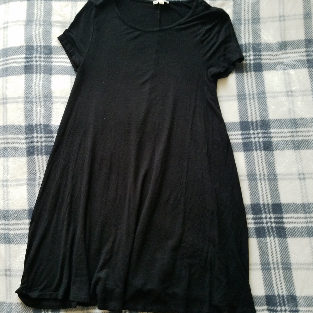BLACK BABYDOLL DRESS - Picture 2 of 4
